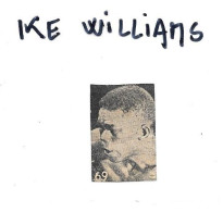 EA14 - VIGNETTE ATHLETIC - BOXE - IKE WILLIAMS - FORMAT 1.8 X 3 CM - Andere & Zonder Classificatie