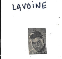 EA15 - VIGNETTE ATHLETIC - BOXE - GILBERT LAVOINE - FORMAT 1.8 X 3 CM - Autres & Non Classés