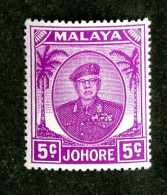 8083 BCXX 1949 Malaysia Scott # 134 MNH** (offers Welcome) - Johore