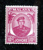 8087 BCXX 1949 Malaysia Scott # 138 MNH** (offers Welcome) - Johore