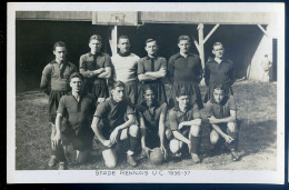 Cpa équipe De Football -- Stade Rennais U.C. 1936-37 -- Rennes  STEP24 - Calcio