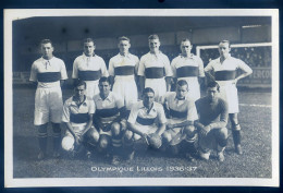 Cpa équipe De Football -- Olympique Lillois  1936-37 -- Lille  STEP24 - Calcio