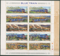 Südafrika 1997 Eisenbahn Der Blaue Zug 1074/78 A MH Postfrisch (C40613) - Libretti