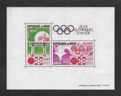 SD)1972 NIGERIA NIGERIAN OLYMPIC GAMES 72', EMBLEM & TORCH, SOUVENIR SHEET, MNH - Nigeria (1961-...)