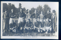 Cpa équipe De Football --  F.C. Rouennais    1936-37 -- Rouen  STEP24 - Calcio