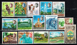 SEYCHELLES / Oblitérés / Used / 1962/68 - Série Courante / Elizabeth II Et Sujets Divers (série Complète) - Seychellen (...-1976)