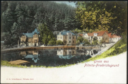 Gruss Aus Pillnitz-Friedrichsgrund - J. G. Scheithauer 1900 - Pillnitz