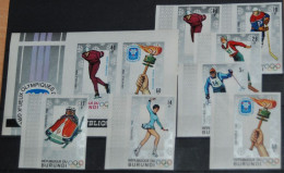 BURUNDI 1968, Olympic Games - Grenoble, Sports, Imperf, Mi #386-92 + B26, MNH** - Winter 1968: Grenoble