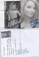 Emma Rigby Hollyoaks Prisoners Wives 3x Hand Signed Bundle - Acteurs & Toneelspelers