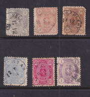 Finland 1881-3 Full Set Perf 12.5 Sc 25-30 Used CV $122 15859 - Gebruikt