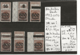 TIMBRE D ALLEMAGNE DEUTSCHES REICH 1923  Nr VOIR SUR PAPIER AVEC TIMBRES COTE 124.00  € - 1922-1923 Emissions Locales