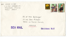 Japon - Lettre Par Mer  De Tokyo Pour 76 Le Havre France (Grand Format) - Storia Postale