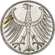 Monnaie, République Fédérale Allemande, 5 Mark, 1969, Karlsruhe, SUP, Argent - 5 Mark