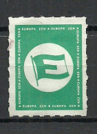 Vignette Poster Stamp Europa (*) - Erinnophilie
