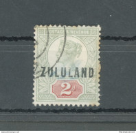 1888-93 Zululand - South Africa - Stanley Gibbons N. 3 - 2d. Grey Green And Carmine - Usato - Autres & Non Classés