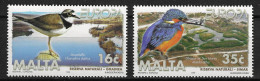 Malta 1999 MiNr. 1065 - 1066 EUROPA CEPT Birds Little Ringed Plover, Common Kingfisher 2v MNH**  3,00 € - 1999