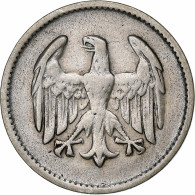 Allemagne, République De Weimar, Mark, 1925, Munich, Argent, TB, KM:42 - 1 Mark & 1 Reichsmark