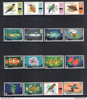 1972 British Solomon Islands - Yvert Et Tellier N. 277-92 - Flora E Fauna - 15 Valori - MNH** - Other & Unclassified