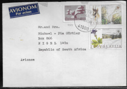 Yugoslavia. Stamps Sc. 1639, 1640, 1178a OnAir Mail Letter, Sent From Zagreb On 26.12.1983 To Republic Of South Africa - Lettres & Documents