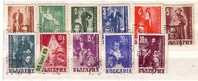 1947 Au Benefice Des Artistes Dramatiques 11 V.- Used/oblitere (O)  BULGARIA / Bulgarie - Used Stamps