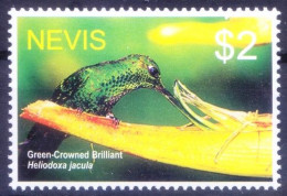 Nevis 2005 MNH, Green-crowned Brilliant, Hummingbirds, Birds - Colibríes