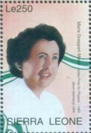 Maria Goeppert Mayer  German-born American Theoretical Physicist, Nobel Prize Physics  MNH  Sierra Leone - Physique