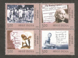 India 2005 Dandi March Se-tenant Mint MNH Good Condition (PST - 89) - Unused Stamps