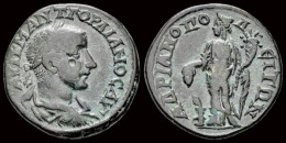 Thrace Hadrianopolis Gordian III Tetrassarion Homonoia Standing Left - Provinces Et Ateliers