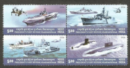 India 2006 President Fleet Review Se-tenant Mint MNH Good Condition (PST - 91) - Neufs