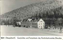 71991031 Oberpoebel Restaurant Ferienheim Des Reichsbahnamtes Dresden Oberpoebel - Schmiedeberg (Erzgeb.)