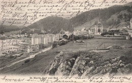 SUISSE - Saint Moritz - Dorf Und Bad - Carte Postale Ancienne - Saint-Moritz