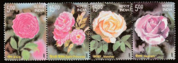 India 2007 Fragrant Roses Horizontal Se-tenant Mint MNH Good Condition (PST - 102) - Ungebraucht