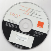 Prima Selection, Prima Mix 490 Sk, Polycarbonate Plastic CD, GSM Refill, Orange Slovakia, Validity 30.06.2004, Slovakia - Slovaquie