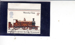 GRAN BRETAGNA  1975 - Unificato  761° - Ferrovie - Used Stamps