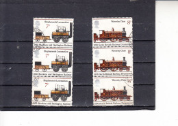 GRAN BRETAGNA  1975 - Unificato  760/3° (x3) - Ferrovie - Used Stamps