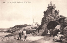 FRANCE - Biarritz - Le Rocher De La Vierge - Animé - Carte Postale Ancienne - Biarritz