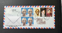 Mahatma Gandhi Saint Vincent & Grenadines Registered Cover - Mahatma Gandhi