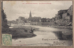 CPA 07 - LE POUZIN - Lavandières De L'Ouvèze - TB PLAN Cours D'eau CENTRE VILLAGE Métier Femmes - Le Pouzin