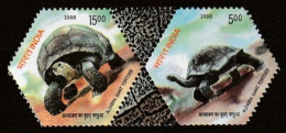 India 2008 Giant Tortoise Se-tenant Mint MNH Good Condition (PST - 115) - Neufs