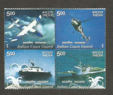 India 2008 Indian Coastal Guard Se-tenant Mint MNH Good Condition (PST - 126) - Neufs