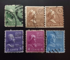 États-Unis 1938 -1939 Presidential Issue – Modèle: La Maison Blanche Perforation: 11 X 10½ - Used Stamps