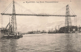 FRANCE - Nantes - Vue Sur Le Pont Transbordeur - Carte Postale Ancienne - Nantes