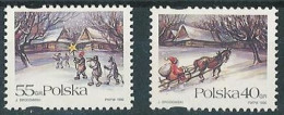 Poland Stamps MNH ZC.3479-80: Christmas (VI) - Ongebruikt