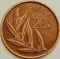 Belgium - 20 Francs 1982, KM# 160 (#3205) - 20 Frank