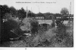 Cadillac-sur-Garonne Pont Sur L'Oeuille Passage Du Tram - Cadillac