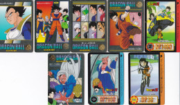 DRAGONBALLZ LOT DE 8 CARTES - Dragonball Z