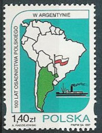 Poland Stamps MNH ZC.3512: Polish Settlement In Argentina 100 Y. - Ongebruikt