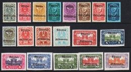 1920. ÖSTERREICH. Kärnten Abstimmung Overprint In Complete Set With 19 Stamps Never Hinge... (Michel 321-339) - JF541504 - Ungebraucht