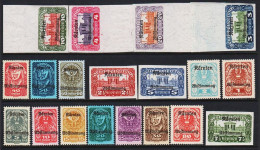 1920. ÖSTERREICH. Kärnten Abstimmung Overprint In Complete Set With 19 Stamps Never Hinge... (Michel 321-339) - JF541505 - Ungebraucht