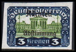 1920. ÖSTERREICH. Kärnten Abstimmung Overprint On 3 Kronen, Hinged. (Michel 334) - JF541507 - Ungebraucht